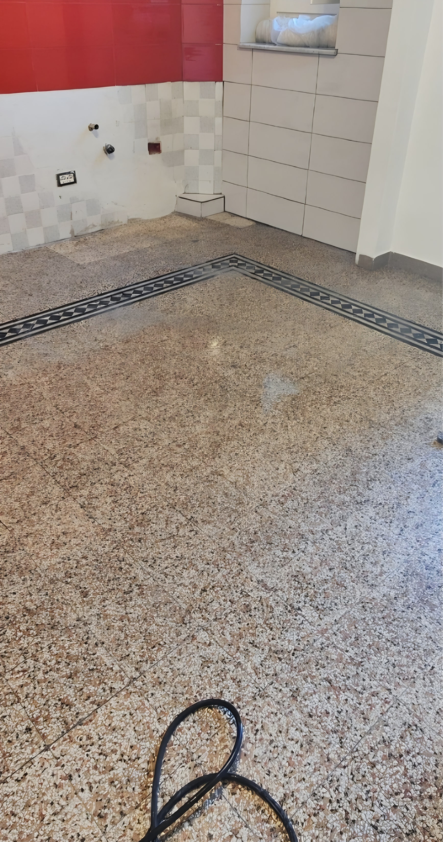 Terrazzo before