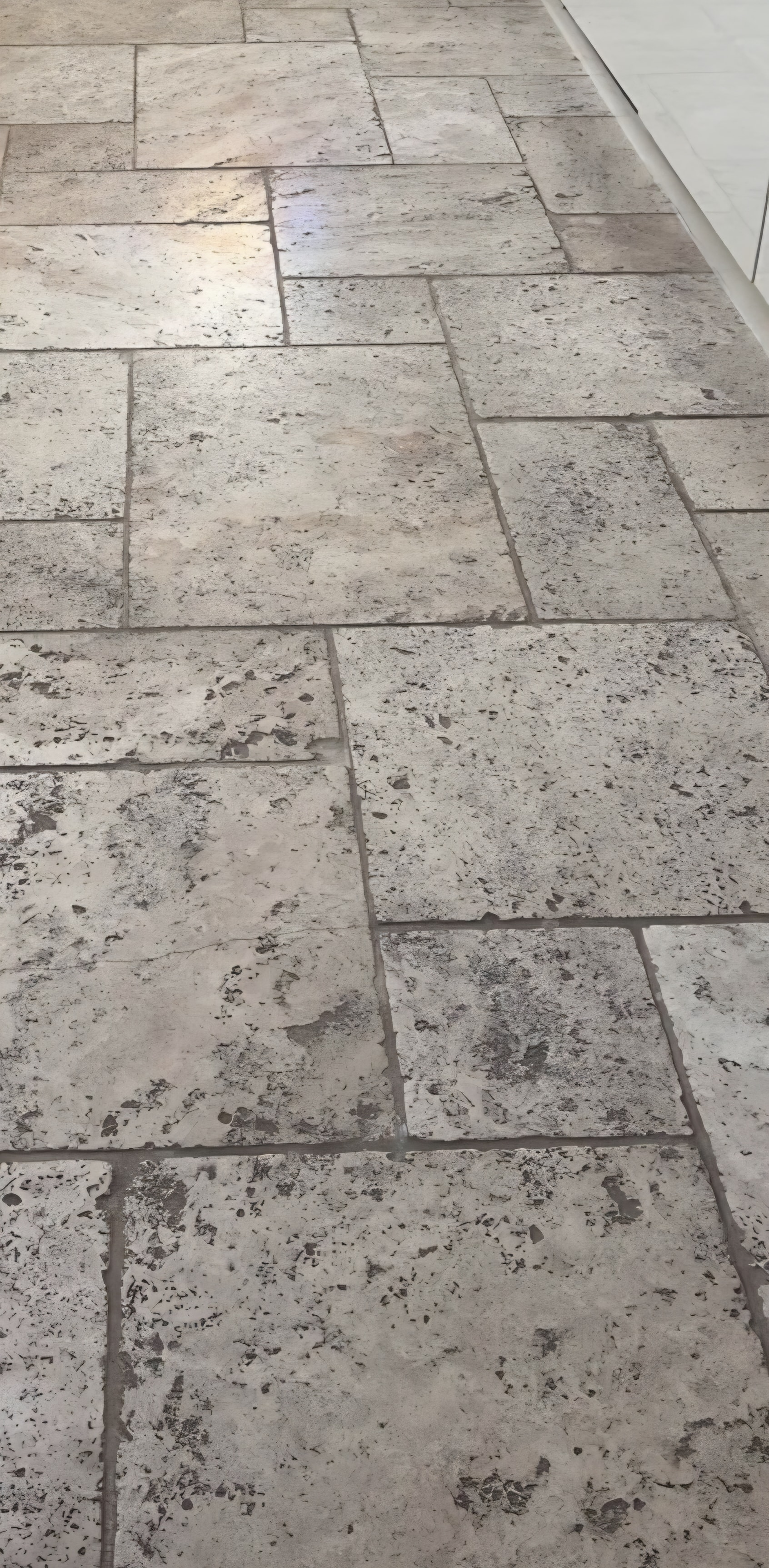 Travertine before